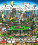 Charles Fazzino Art Charles Fazzino Art 2021 MLB All-Star Game: Denver (PR)